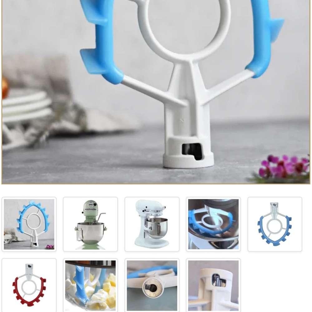 Side swipe spatula attachment for Kitchenaid